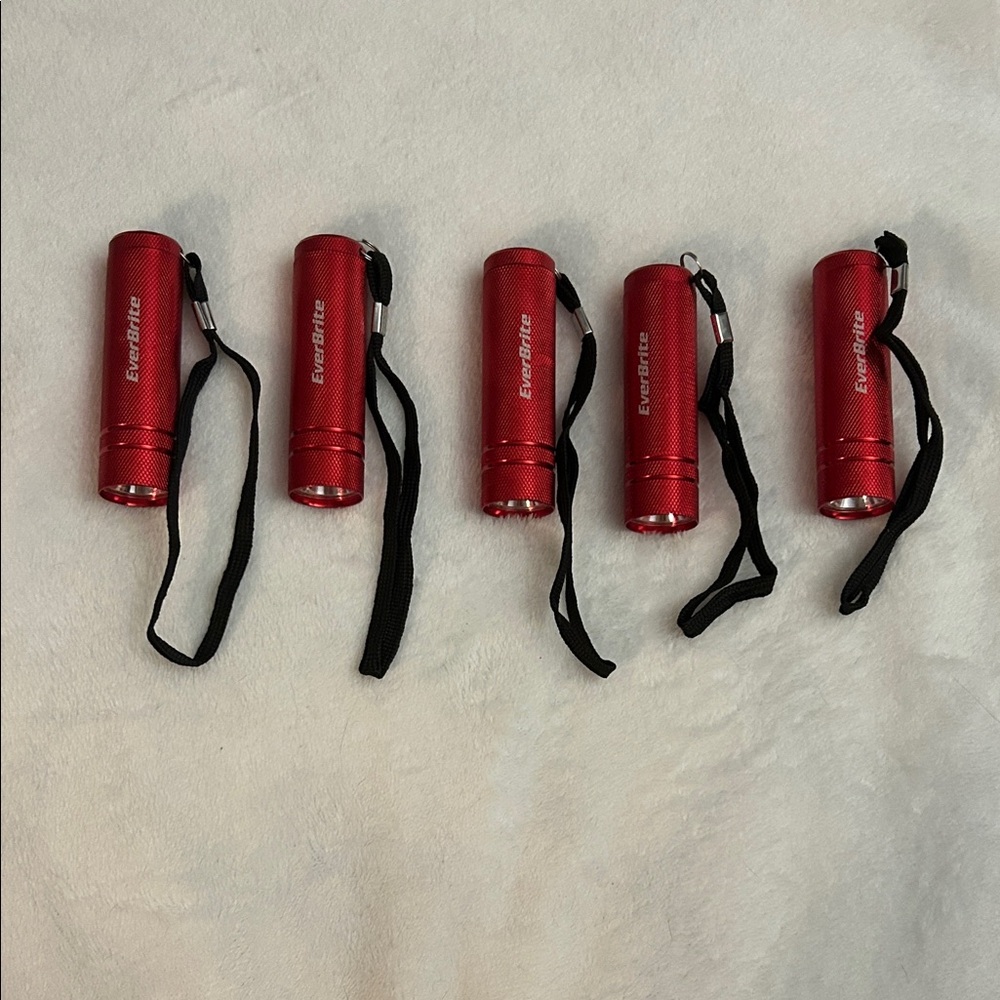 EverBrite Red Mini Flashlight Set